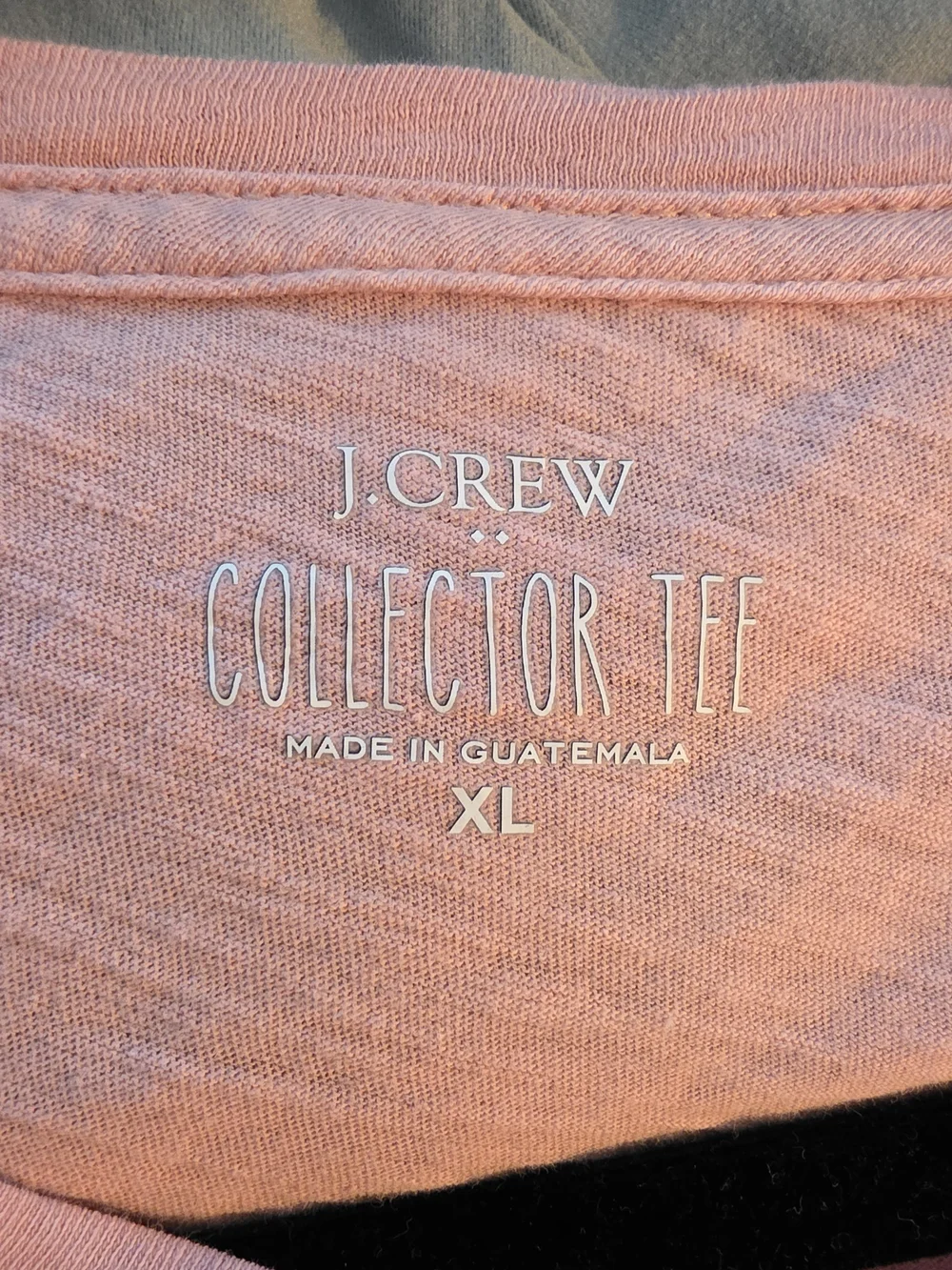 J. Crew Pink Short Sleeve Tee with Blue & Orange Beach Graphic - Picture 4 of 4
